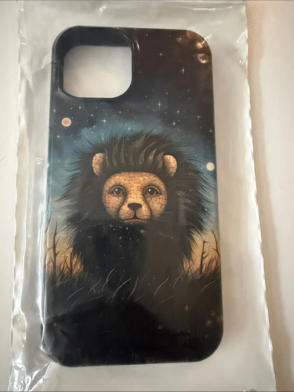 Black Lion Graphic Phone Case - Unbranded Stylish Protection